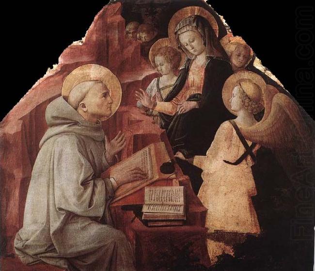 Fra Filippo Lippi The Virgin Appears to St Bernard china oil painting image